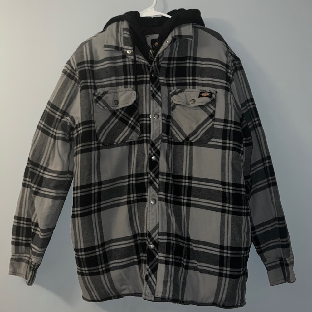 Hooded Dickies Flannel Jacket